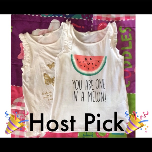 H&M Other - 🎉HOST PICK🎉 H&M 2 TANK LOT Sz 8/10 watermelon